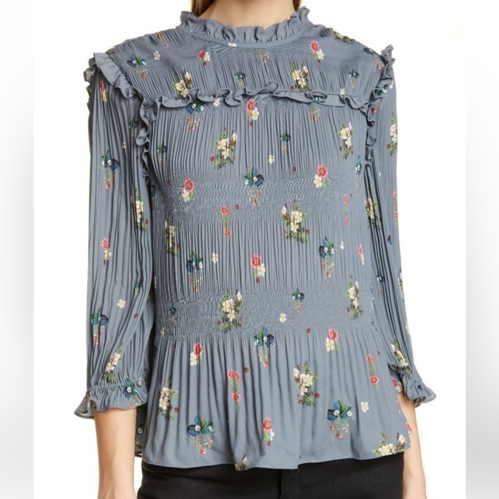 Ted Baker Horili Oracle Pleated Top
